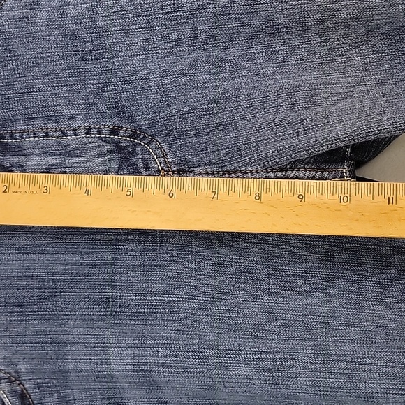 Common Genes Faded Blue Jeans Slightly Distressed 16W - Picture 5 of 14